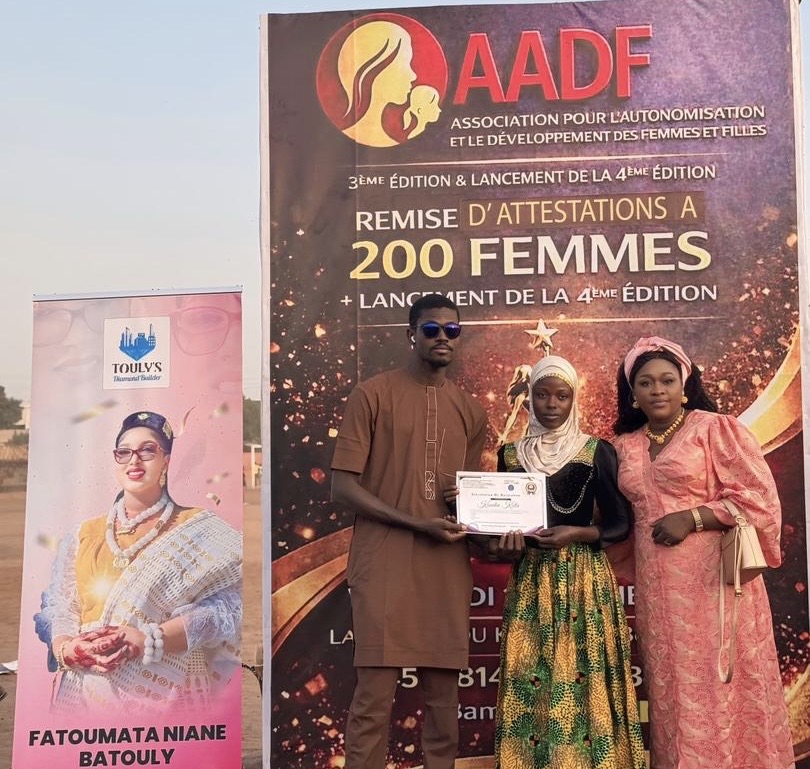 Association pour l’Autonomisation et le Développement des Femmes et Filles :  Clôture de la 3ᵉ édition des formations et lancement officiel de la 4ᵉ promotion